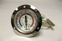 metal 2" dial thermometer